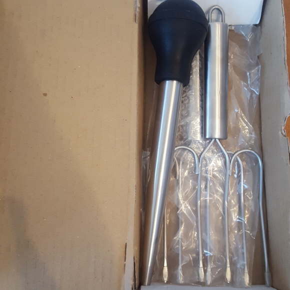 🦃Turkey Baster and 2 Fork set🦃 - Picture 2 of 4